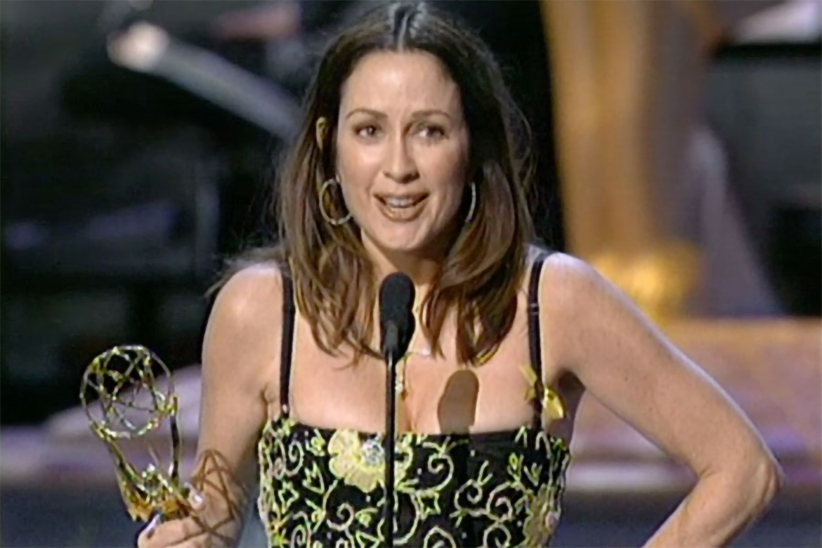 Patricia Heaton accepts the Emmy for Lead Actress in a Comedy