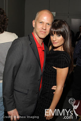 Ryan Murphy and Lea Michele at An Evening With Glee Television