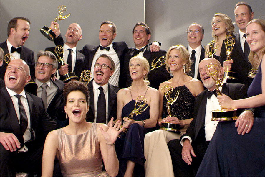 Cast And Creators Of Breaking Bad After Their Emmy Win Television Academy
