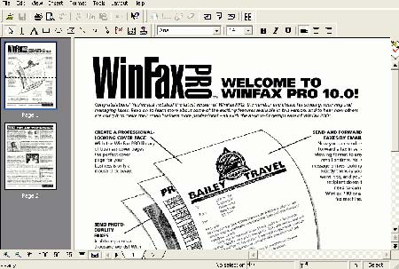 winfax pro in word