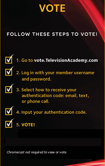 Online Voting Information Television Academy