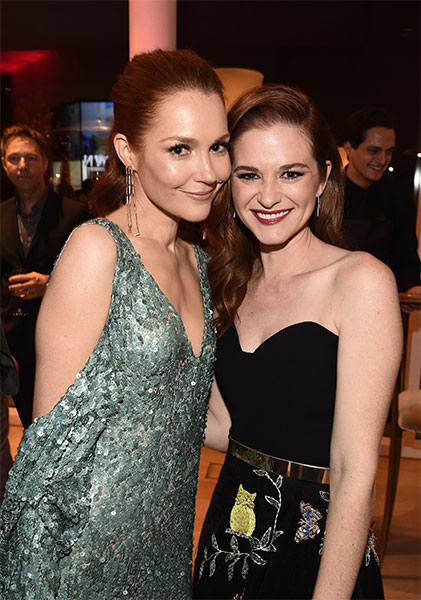 Darby Stanchfield and Sarah Drew attend the 24th Television Academy