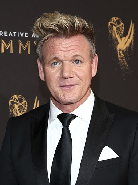 Gordon Ramsay on the red carpet at the 2017 Creative Arts Emmys ...