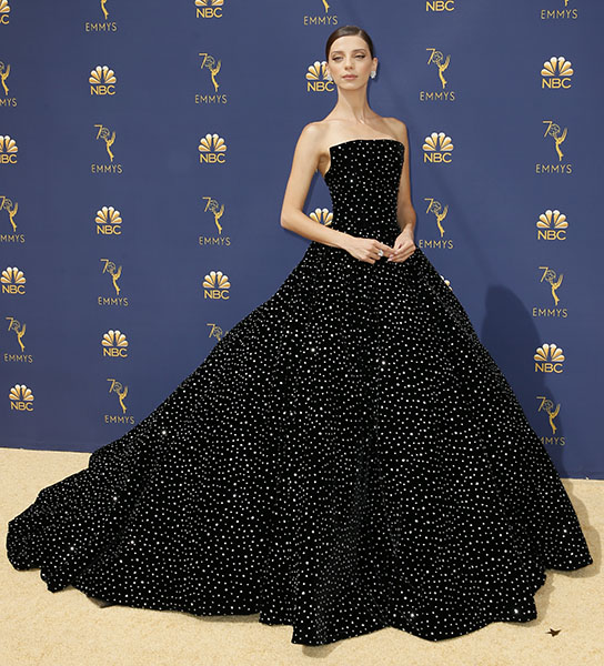 Angela Sarafyan on the red carpet at the 70th Emmy Awards. | Television ...