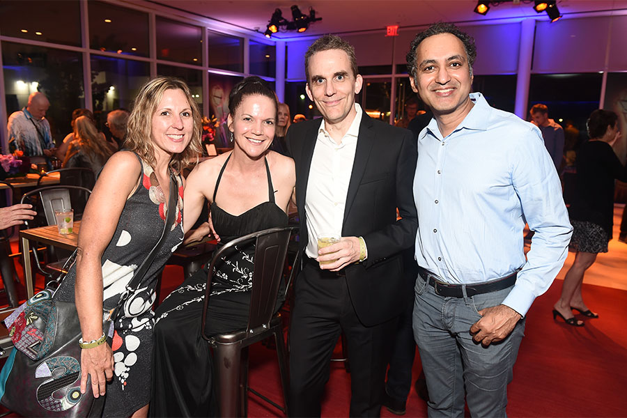 Julie Pusch, Sandra L Rostirolla, Kurt Oldman, and Vivek Maddala at the ...