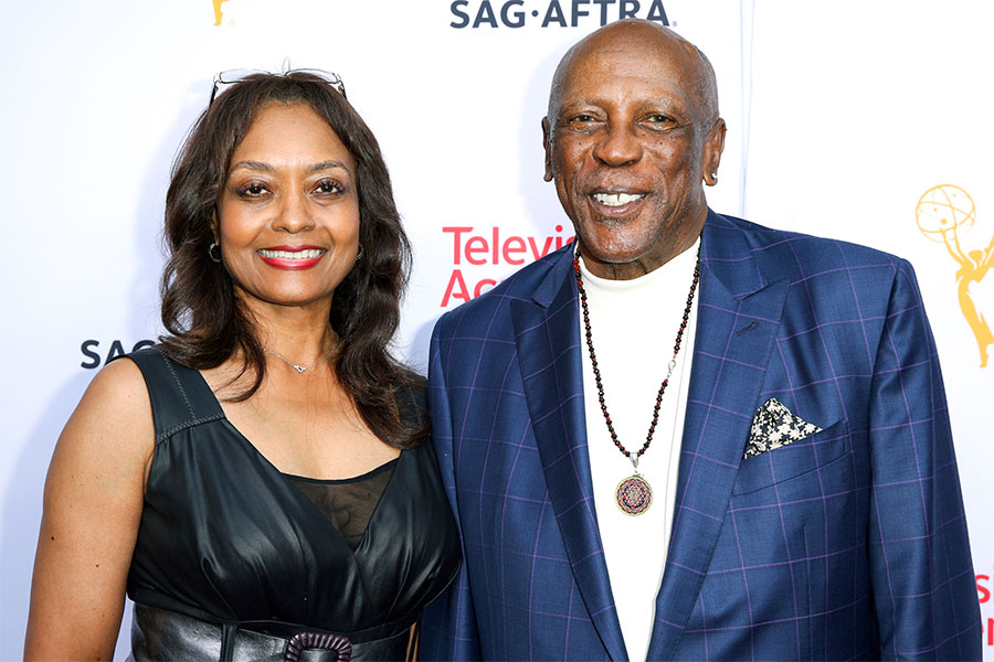 Shirley Neal and Louis Gossett, Jr. at the 2015 Dynamic & Diverse Emmy ...