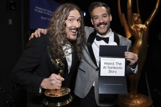 The producers from Park Bench with Steve Buscemi accepts an award