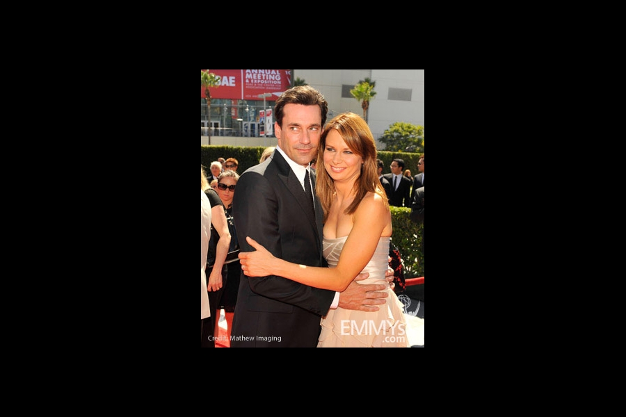 Jon Hamm and Mary Lynn Rajskub at the 62nd Primetime Creative Arts