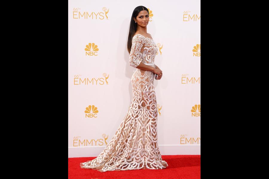 Camila Alves Mcconaughey Arrives At The 66th Emmys Television Academy