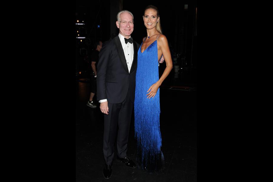 Tim Gunn and Heidi Klum of Project Runway at the 2014 Primetime