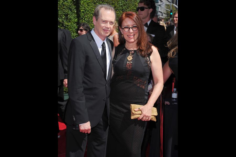 Steve Buscemi of Portlandia and Jo Andres arrive for the 2014