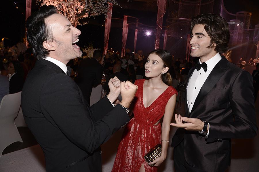 G. Hannelius and Blake Michael at the 2015 Creative Arts Ball ...