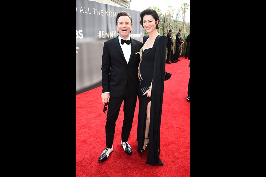 Ewan McGregor and Mary Elizabeth Winstead arrive at the 73rd Emmy Awards |  Television Academy