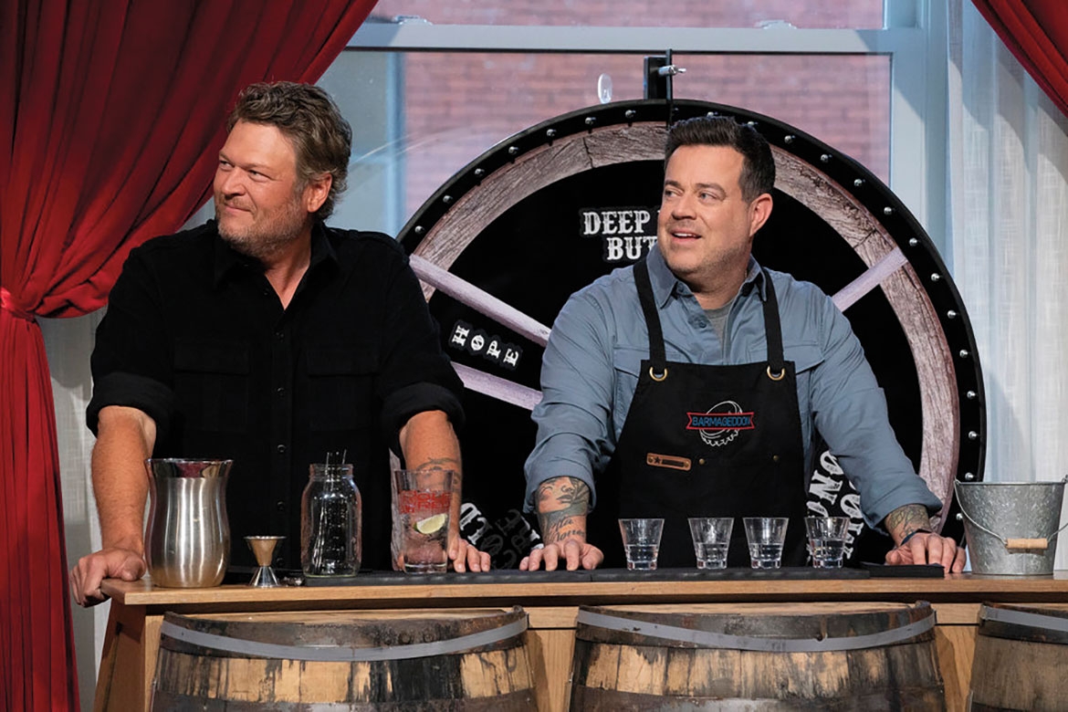 Nikki Bella Interviews Blake Shelton & Carson Daly About Barmageddon -  EXCLUSIVE